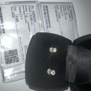 Stud diamond earring